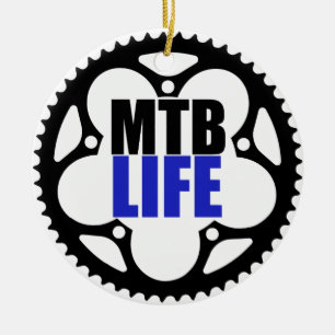 Adorno De Cerámica Vida en bicicleta de montaña