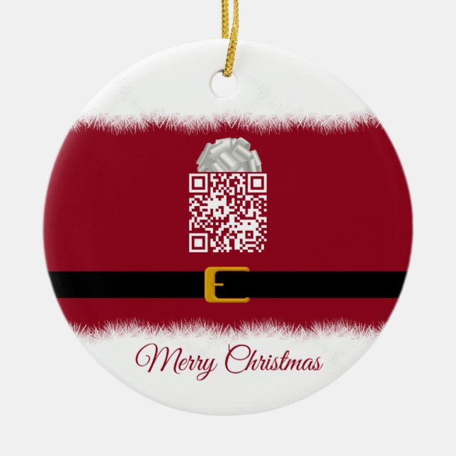 Adorno De Cerámica Vídeo familiar personalizado y foto mejor (Frente)