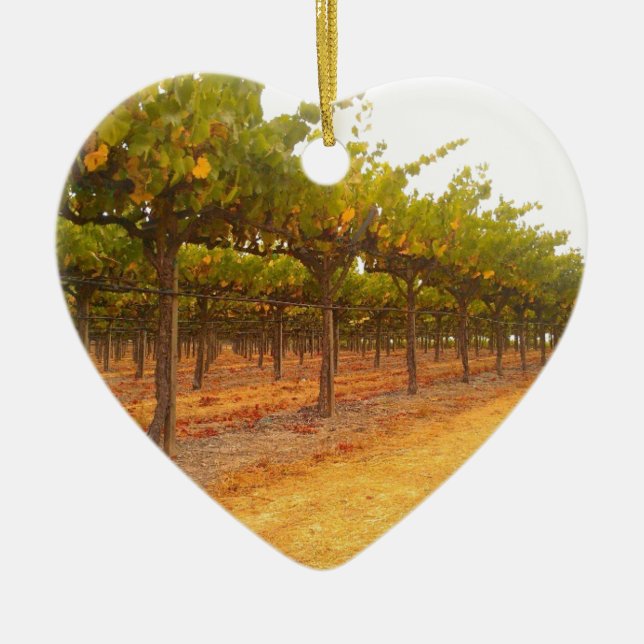 Adorno De Cerámica Vides alineadas (Frente)