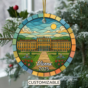 Adorno De Cerámica Vidrio con mango personalizado Viena, Austria