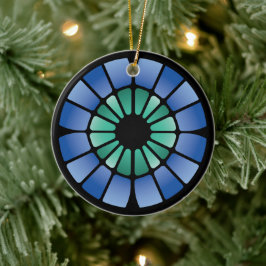 Adorno De Cerámica Vidrio de colores (Radial - Medianoche)