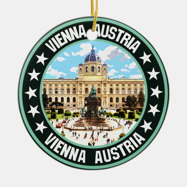 Adorno De Cerámica Viena (Frente)