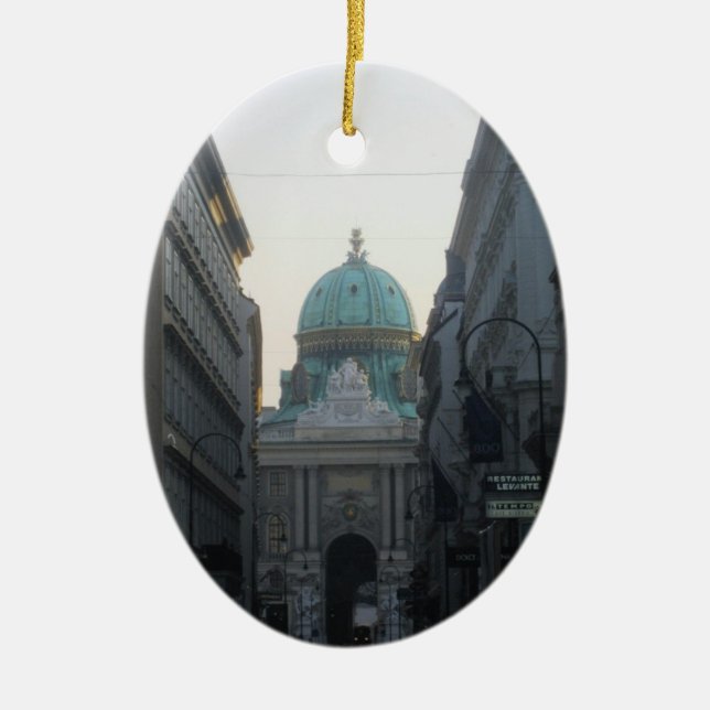 Adorno De Cerámica Viena, Austria (Frente)