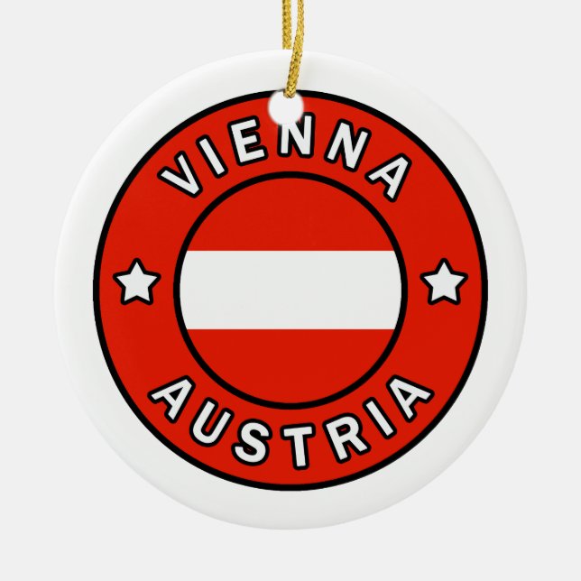 Adorno De Cerámica Vienna Austria (Frente)