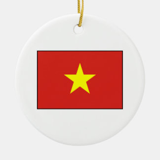 Adorno De Cerámica Vietnam - bandera vietnamita