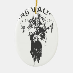 Adorno De Cerámica Viking Valhalla - diseño 3