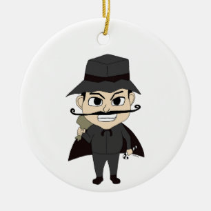Adorno De Cerámica villano navidad