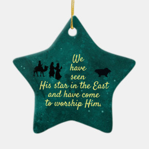 Adorno De Cerámica Vimos a la estrella
