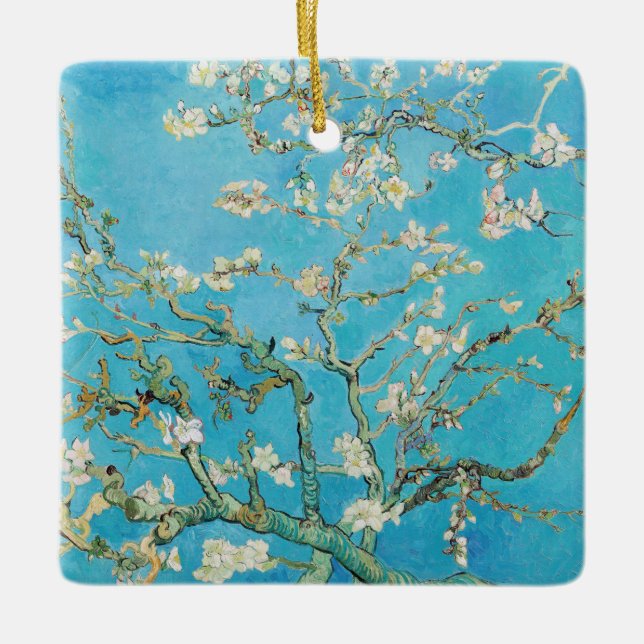 Adorno De Cerámica Vincent van Gogh - Almond Blossom (Anverso)