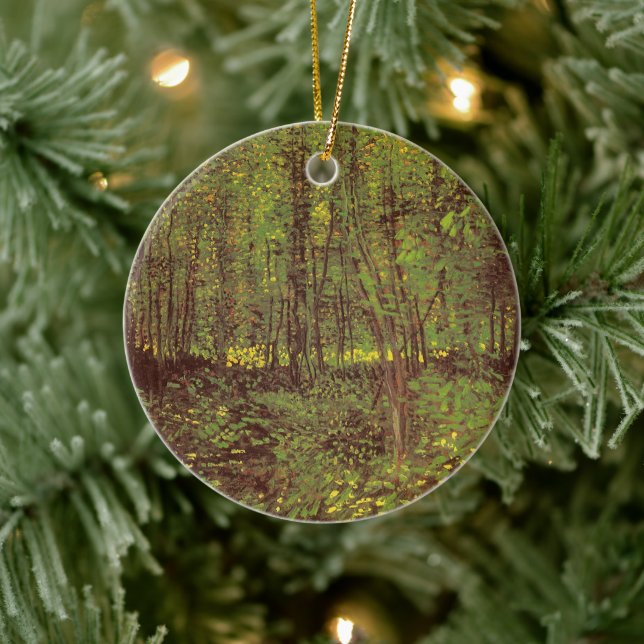 Adorno De Cerámica Vincent van Gogh - Árboles y subcrecimiento (Árbol)