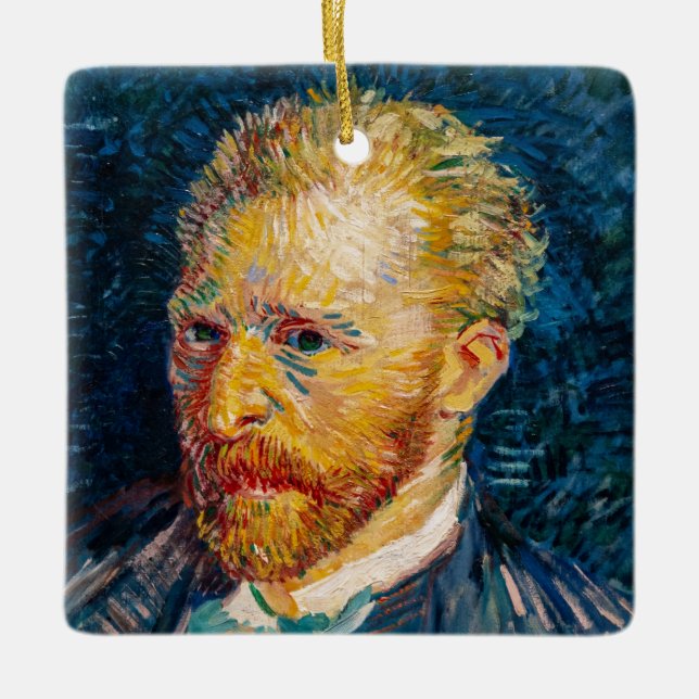 Adorno De Cerámica Vincent Van Gogh - Autorretrato (Anverso)
