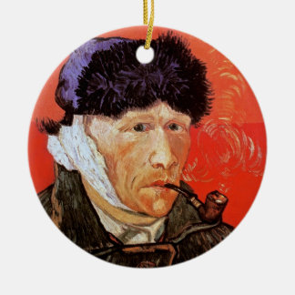 Adorno De Cerámica Vincent Van Gogh - Autorretrato con la oreja venda