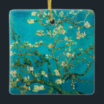 Adorno De Cerámica Vincent Van Gogh Blossoming Almond Tree Floral Art<br><div class="desc">Vincent Van Gogh Blossoming Almond Tree Vintage Floral Art Blossoming Almond Tree es un cuadro de 1890 del artista holandés post-impresionista Vincent van Gogh. Almond Blossoms es un grupo de varios cuadros de 1888 y 1890 de Vincent van Gogh en Arles y Saint-Rémy, al sur de Francia, de almendros florecientes....</div>