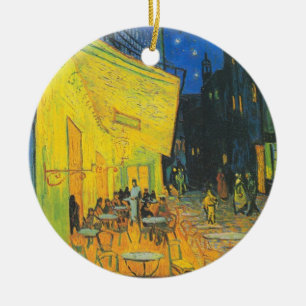 Adorno De Cerámica Vincent Van Gogh Cafe Terrace Masterpiece