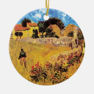 Adorno De Cerámica Vincent Van Gogh - Casa de campo en Provenza Arte