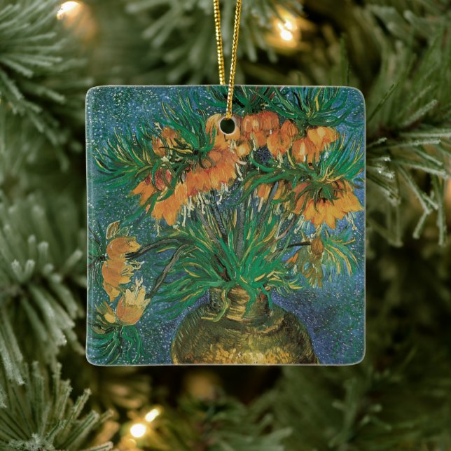 Adorno De Cerámica Vincent van Gogh - Fritillaries en una vesícula de (Árbol)