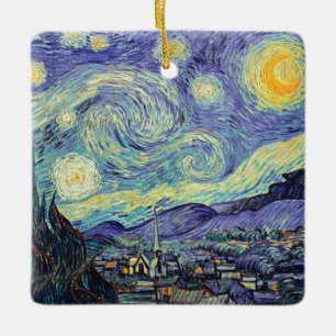 Adorno De Cerámica Vincent Van Gogh La Noche Starry