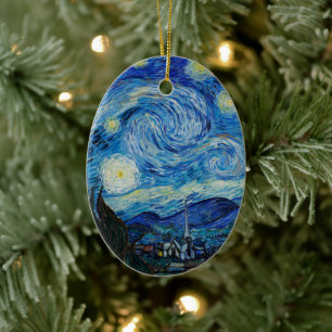Adorno De Cerámica Vincent Van Gogh La Noche Starry