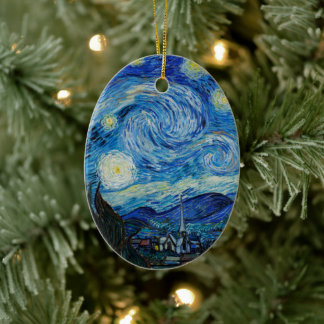 Adorno De Cerámica Vincent Van Gogh La Noche Starry