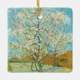 Adorno De Cerámica Vincent van Gogh - Melocotonero Rosa en Flor