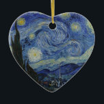 Adorno De Cerámica Vincent Van Gogh - Noche estrellada. Pintura de ar<br><div class="desc">Vincent Van Gogh - Pintura nocturna estrellada.
Arte clásico de uno de los pintores más famosos del mundo.
¡Hermosos colores y remolinos!</div>