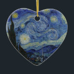 Adorno De Cerámica Vincent Van Gogh - Noche estrellada. Pintura de ar<br><div class="desc">Vincent Van Gogh - Pintura nocturna estrellada.
Arte clásico de uno de los pintores más famosos del mundo.
¡Hermosos colores y remolinos!</div>