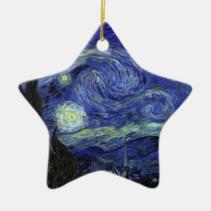 Adorno De Cerámica Vincent van Gogh, Noche Starry