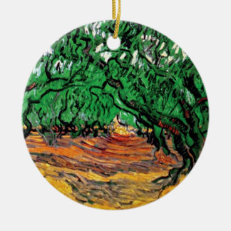 Adorno De Cerámica Vincent Van Gogh - Olivos Arte Fino