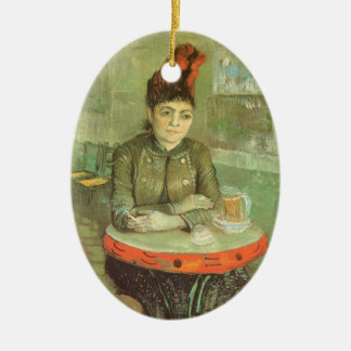 Adorno De Cerámica Vincent van Gogh - Retrato de Agostina Segatori
