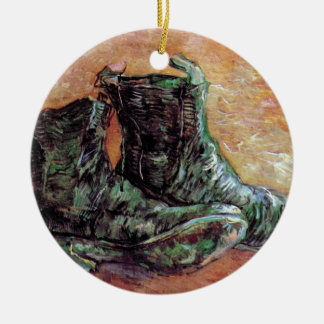 Adorno De Cerámica Vincent Van Gogh - Un par de zapatos