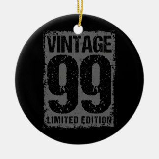 Adorno De Cerámica Viñeta de 23 años 1999 23a cumpleaños