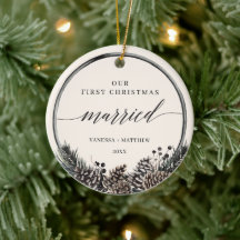 Vino Rústico Primera Navidad Casada