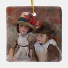 Adorno De Cerámica Vintage Childhood Charm Ceramic Ornament