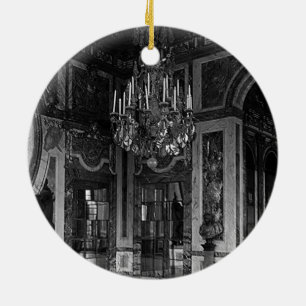 Adorno De Cerámica Vintage France Versailles palacio de guerra 1970