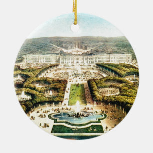 Adorno De Cerámica Vintage Francia, Palais de Versalles