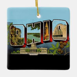 Adorno De Cerámica Vintage Ohio