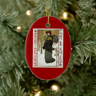 Adorno De Cerámica Vintage portada de los alemanes de Art Nouveau nav