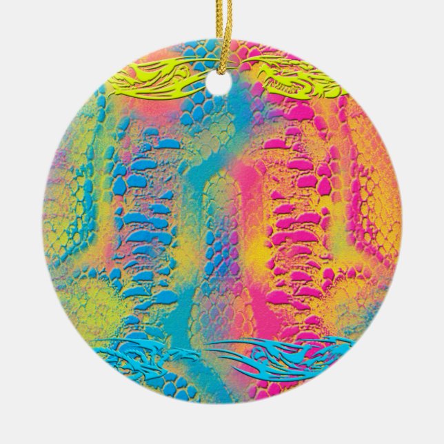 Adorno De Cerámica VIOLET LACE - Digital - Arte Fractal - (Frente)