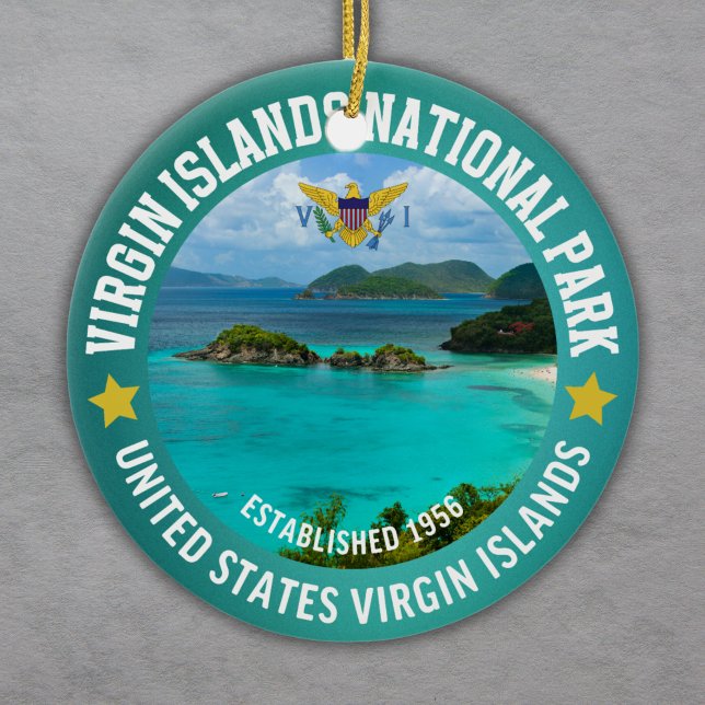 Adorno De Cerámica Virgin Islands National Park Est 1956 (Subido por el creador)