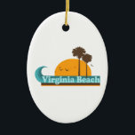 Adorno De Cerámica Virginia Beach.<br><div class="desc">Virginia Beach Virginia.</div>