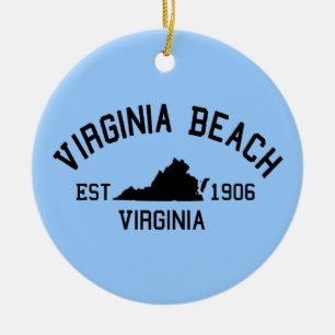 Adorno De Cerámica Virginia Beach.