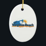 Adorno De Cerámica Virginia Beach.<br><div class="desc">Virginia Beach Virginia.</div>
