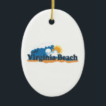 Adorno De Cerámica Virginia Beach.<br><div class="desc">Virginia Beach Virginia.</div>