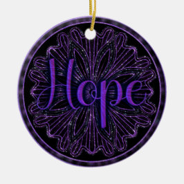 Adorno De Cerámica Virtue Hope Mandala