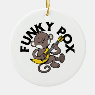 Adorno De Cerámica Viruela del Mono Funky Pox 