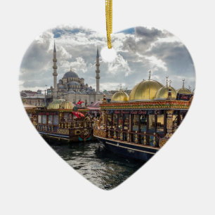 Adorno De Cerámica Vista a Estambul (Turquía)