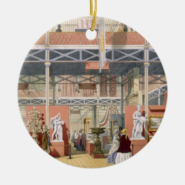 Adorno De Cerámica Vista de la sección de Italia de la gran (Frente)