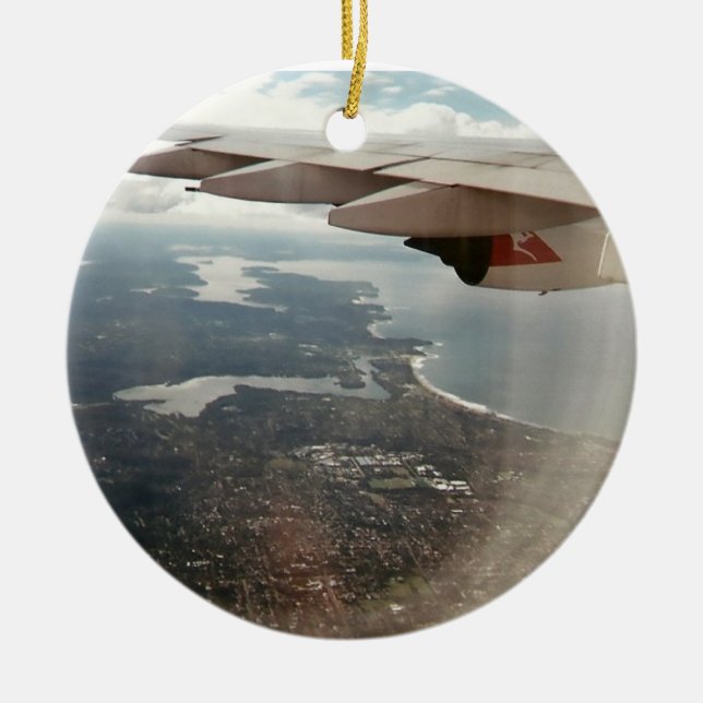 Adorno De Cerámica Vista de Sydney (Frente)