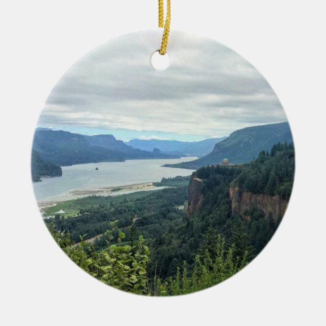 Adorno De Cerámica Vista de Vista House (Frente)