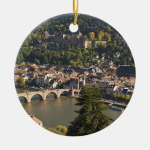 Adorno De Cerámica Vista del Alte Brucke o Puente Viejo